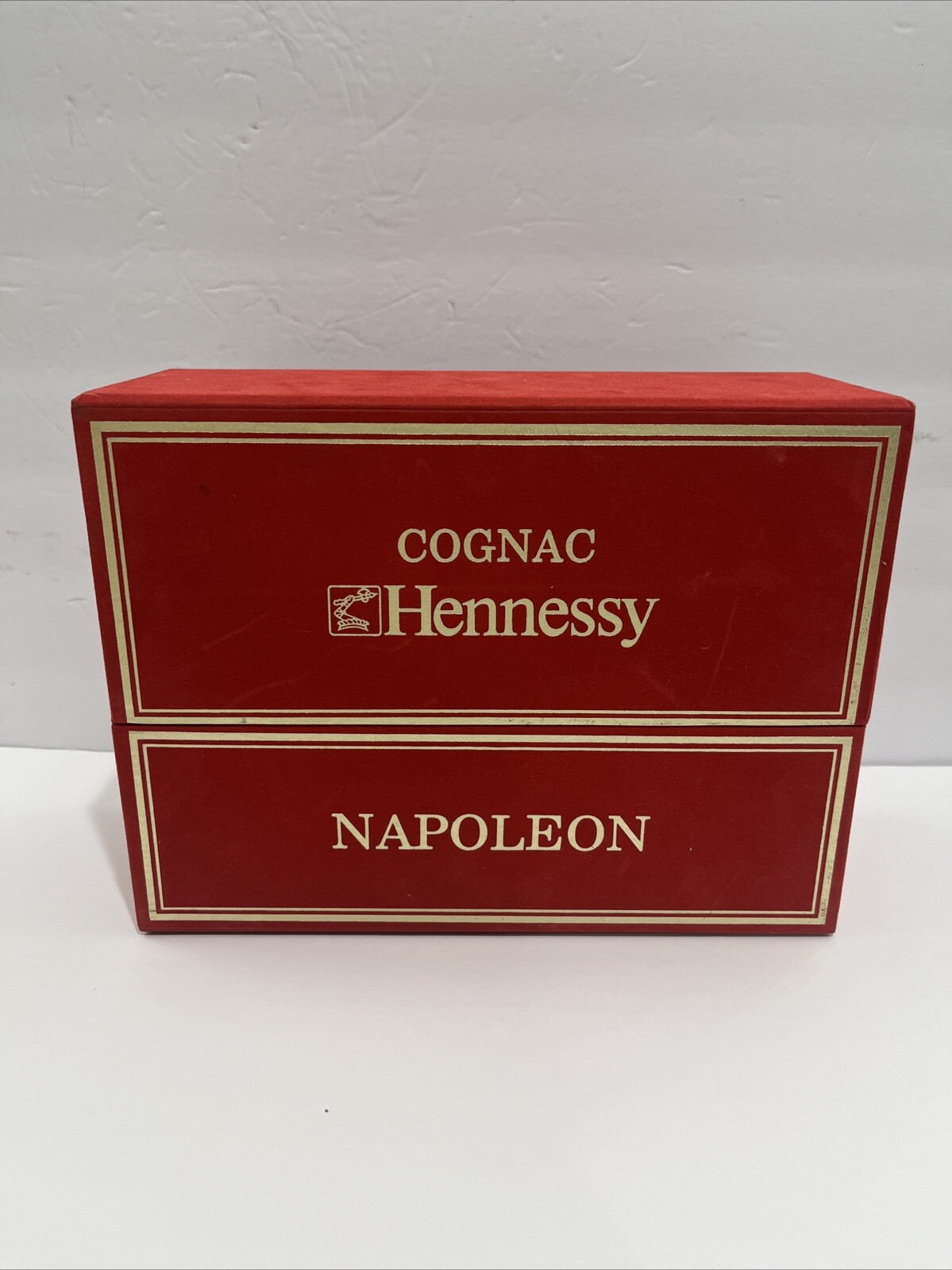 Hennessy Cognac Napoleon Silver Top Library Decanter Glass And 2 Glasses NEW!