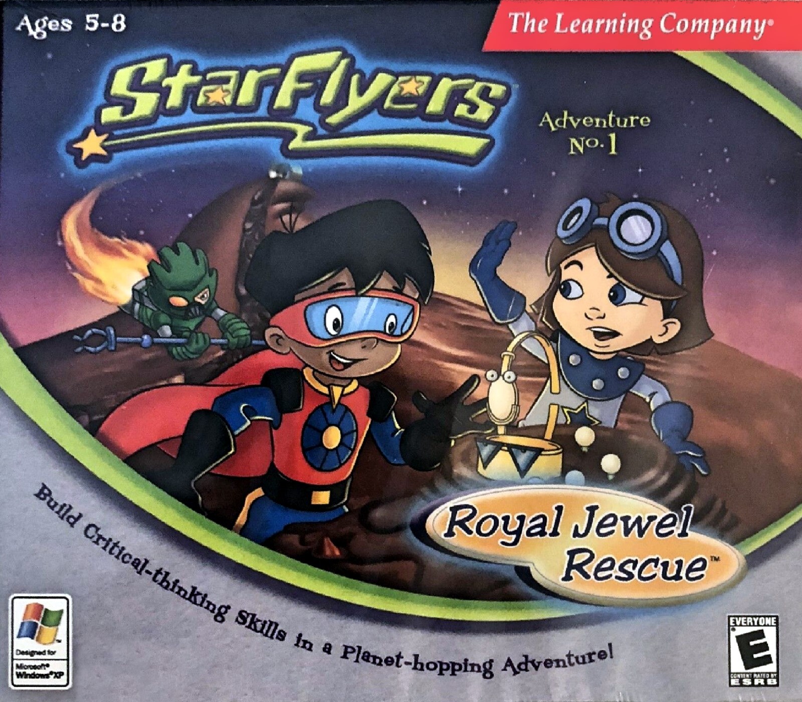 Star Flyers Adventure No. 1 Royal Jewel Rescue Ages 5-8 Learning Company Sealed