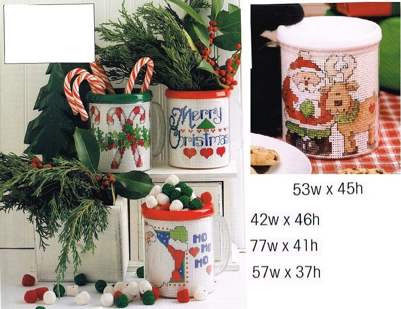 CHEERY CUPS   CROSS STITCH  PATTERN  ONLY    905  A
