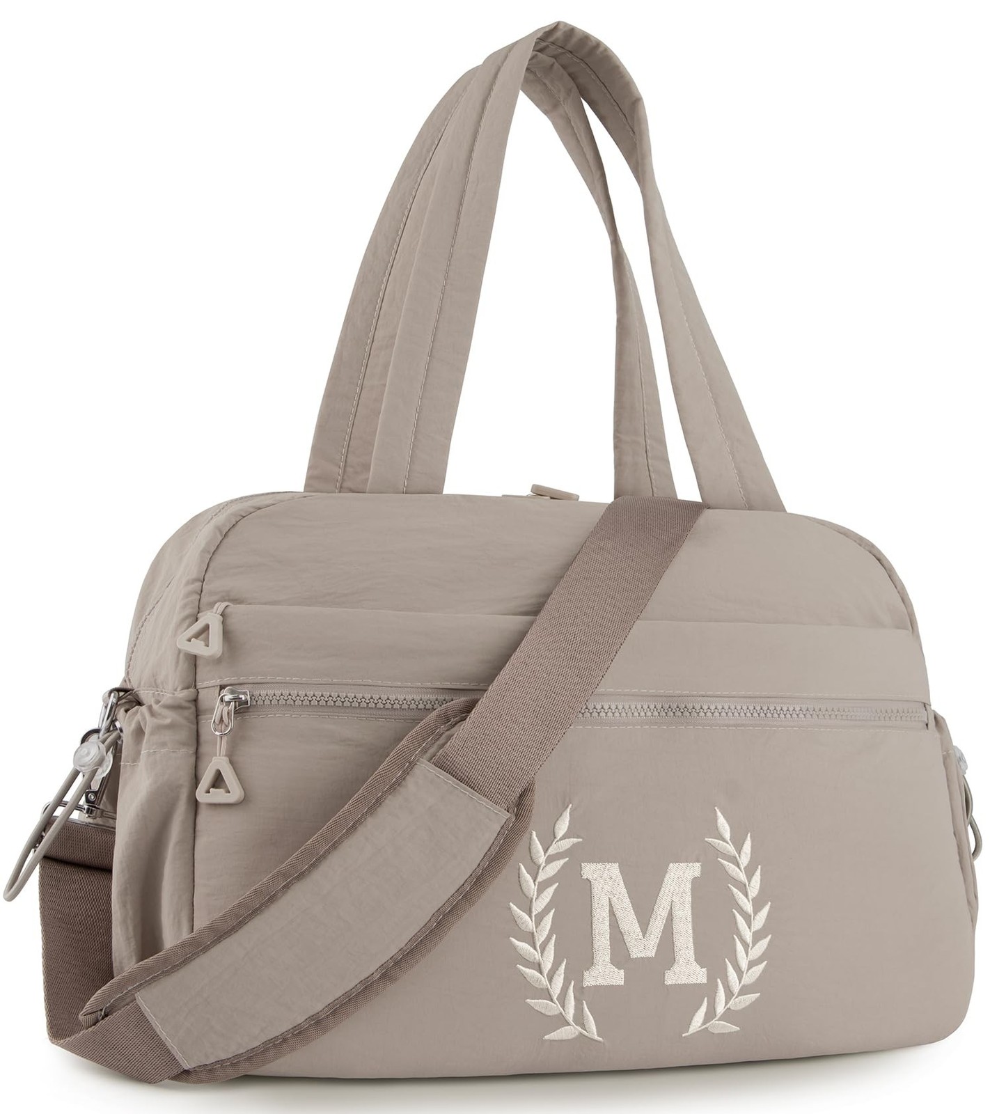 Gym Duffle Bag for Women – Embroidered Custom Initial Sports Bag for Men &