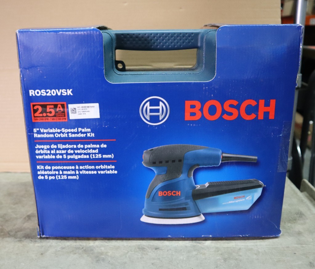 Bosch ROS20VSK 5" Palm Random Orbit Sander