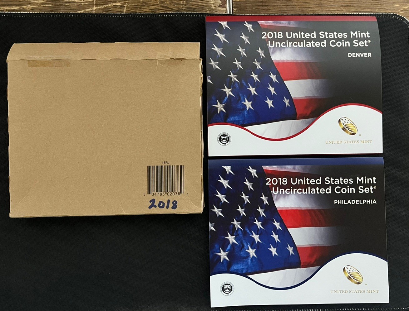 2018 P&D Uncirculated Mint Set 20 Coin Set Philadelphia Denver