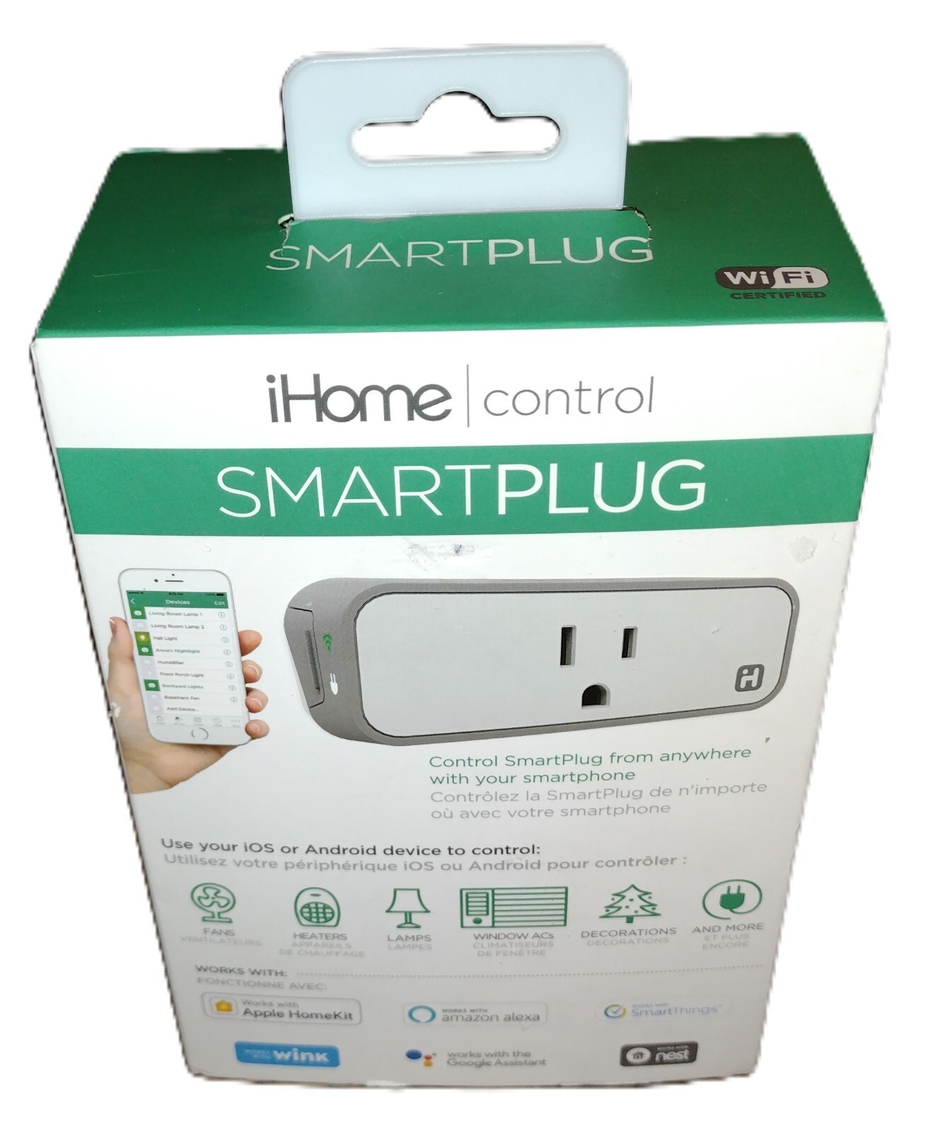 iHome ISP6 Wifi Smartplug Home Bedroom String Light IOS HomeKit APP Control NEW