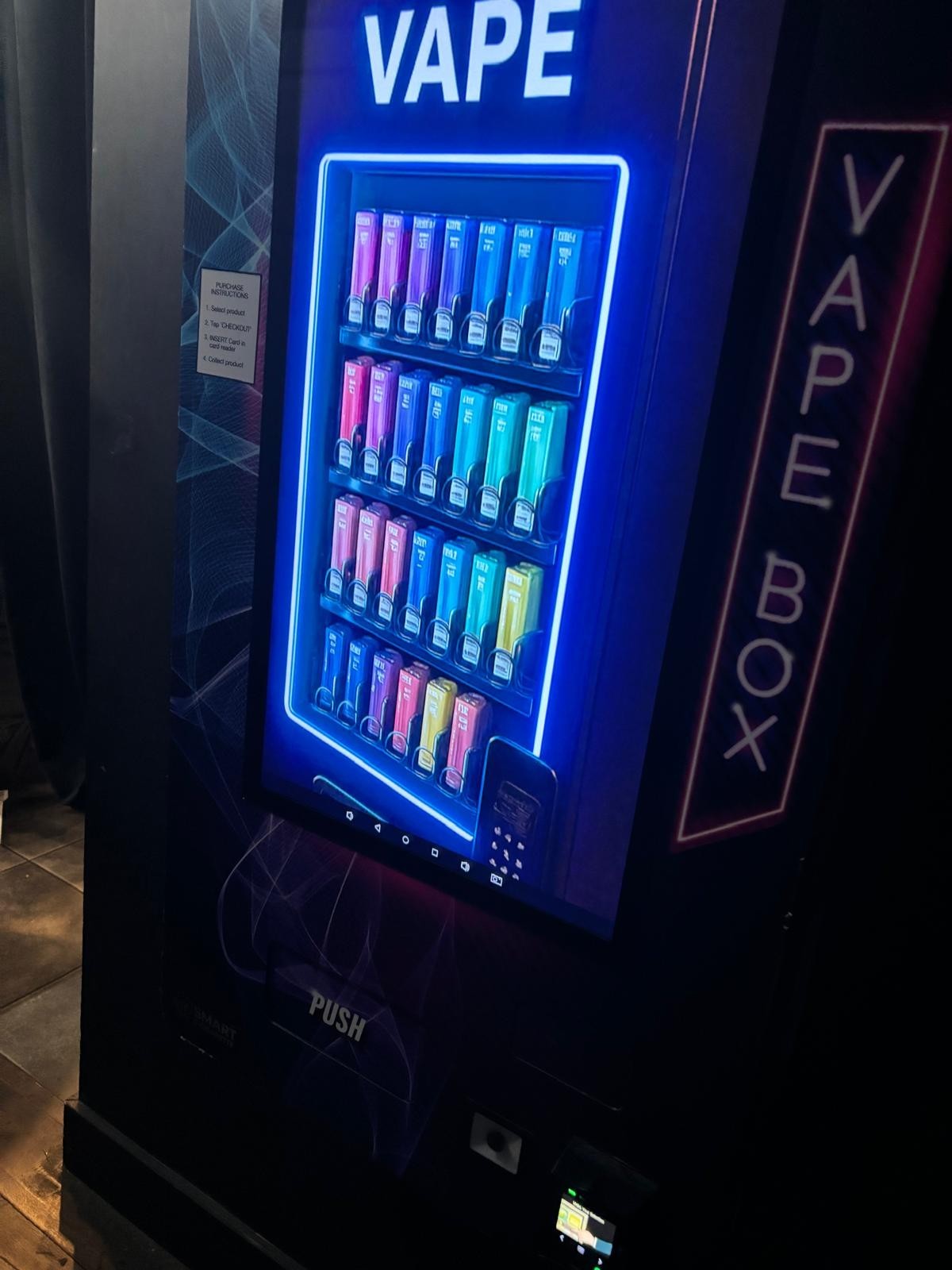 vending machines for sale with card reader
