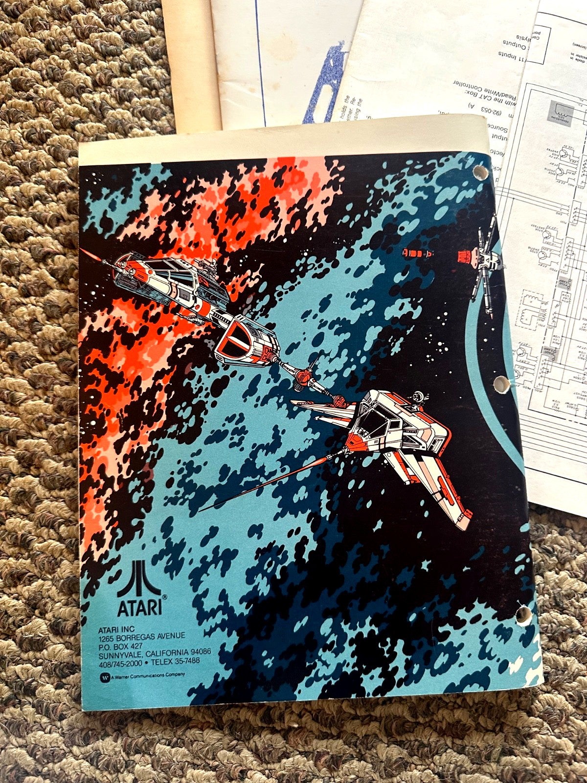 Space Duel Video Arcade Game Service Operators Manual Original Plus Extras