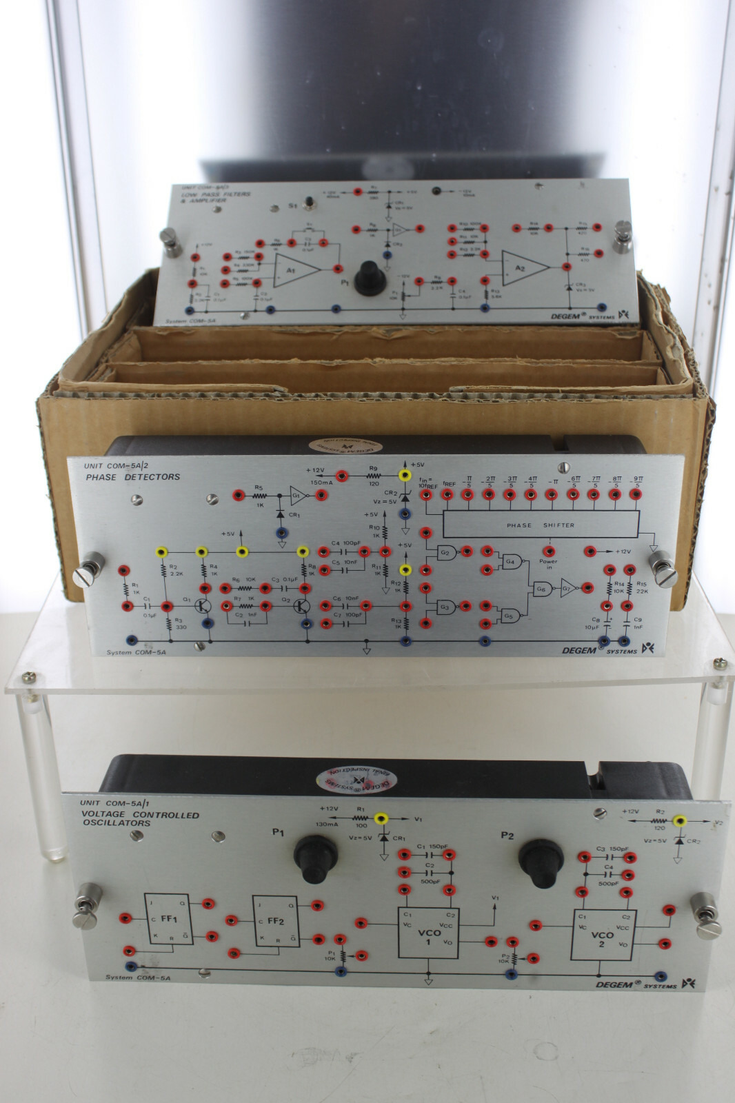 DEGEM SYSTEMS UNITCOM 5A OSCILLATORS PHASE DETECTORS AMPLIFIER