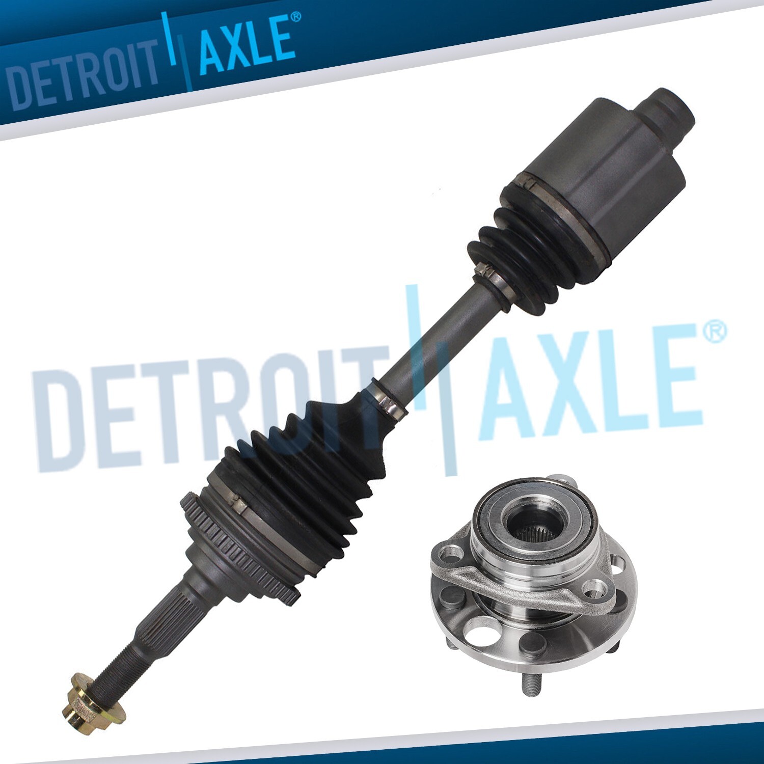FWD Front Wheel Bearing Hub Left Axle Shaft for Chevy Cavalier Pontiac Sunfire