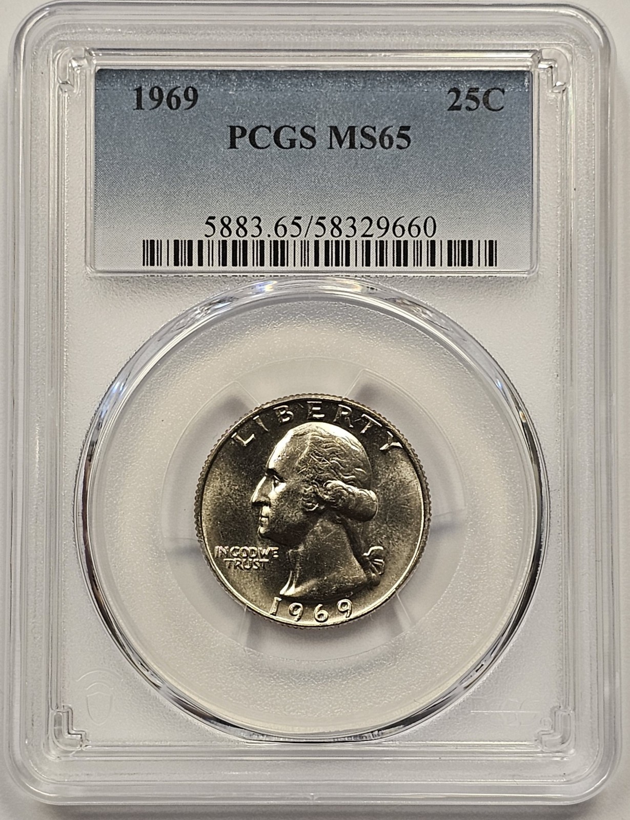 1969 Washington Quarter MS65 PCGS