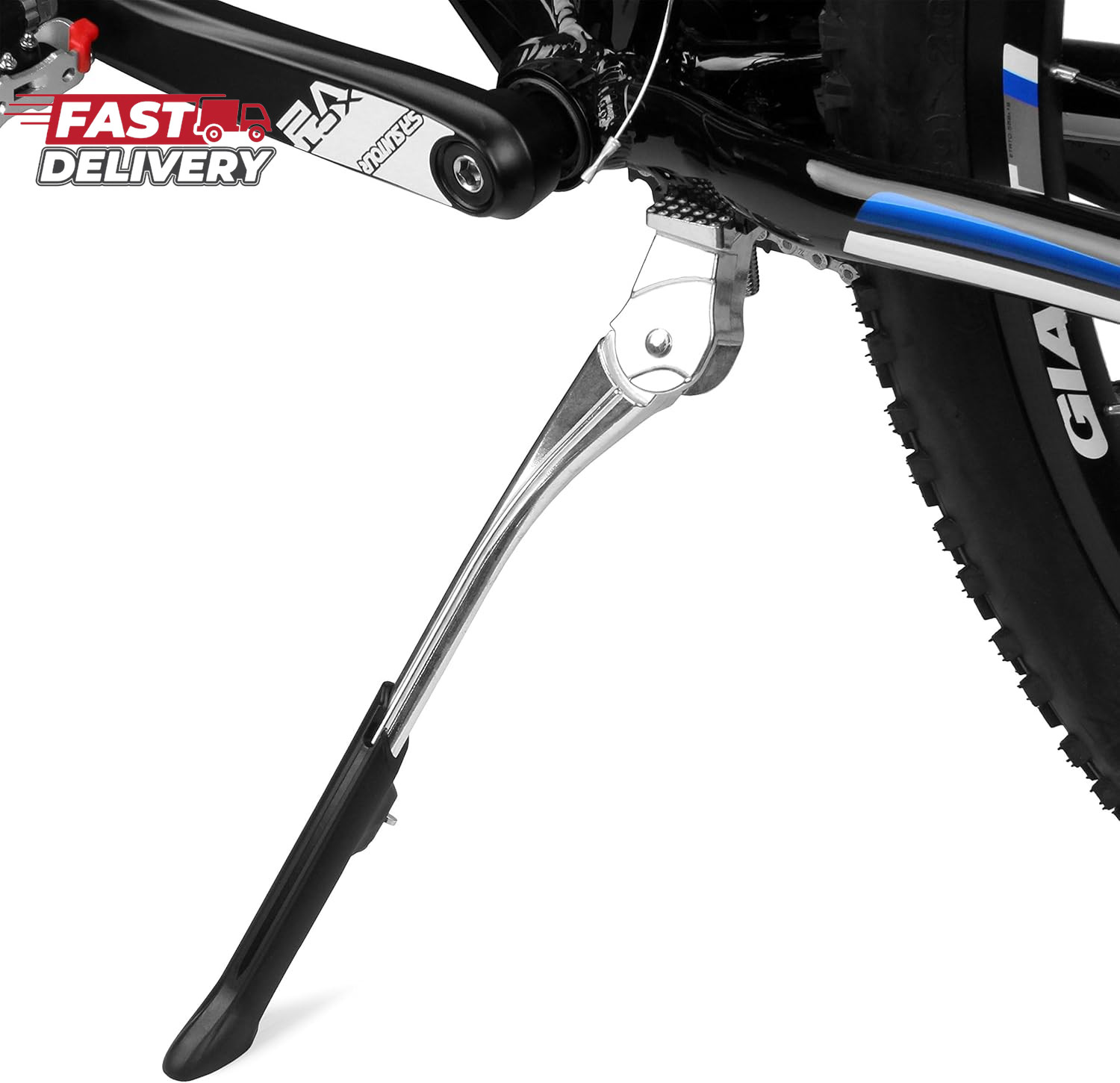 BV Rear Bike Stand for 24”-29” - Adjustable Bikes Kickstand for Adult Bike with