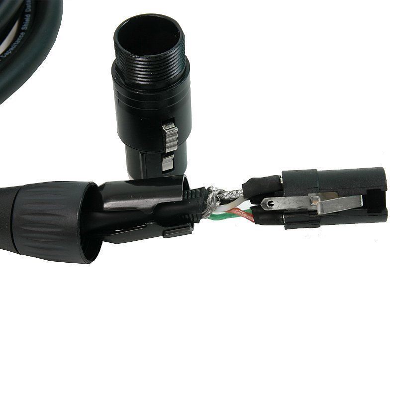 4 VRL 5 Pin 25' ft DMX Pro DJ Shielded Lighting Light Data Cables - 22 Gauge
