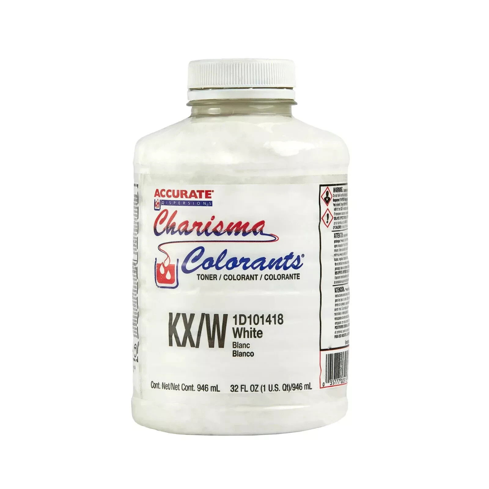 ACCURATE Charisma Colorant/tint Kx-white 32 fl oz