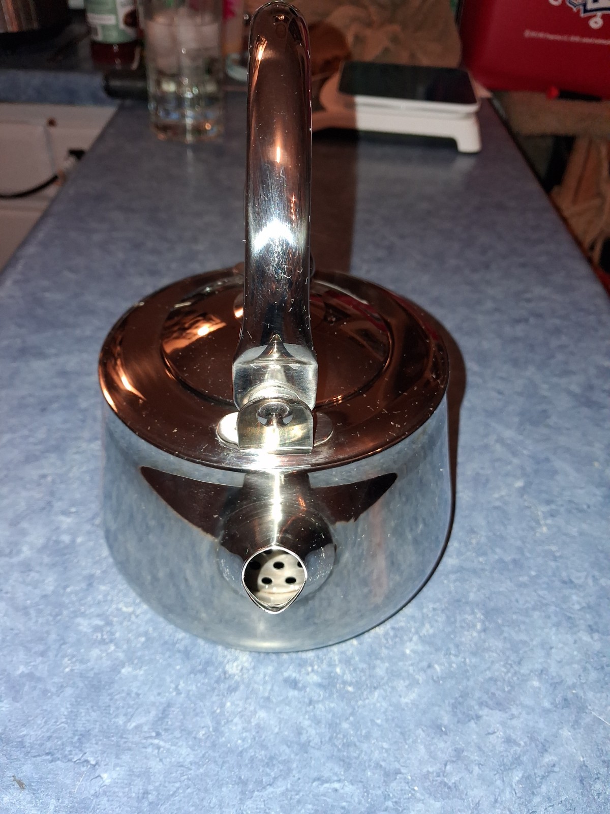 Well Equipped Kitchen 18/10 Stainless Steel Small Tea Pot Great Condition!