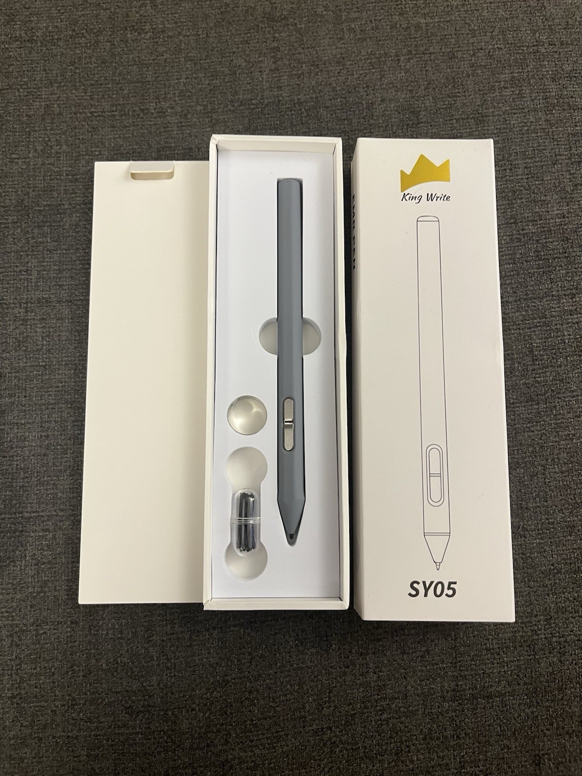 Gray King Write SY05 EMR Stylus Pen for Kindle Scribe & Remarkable 2