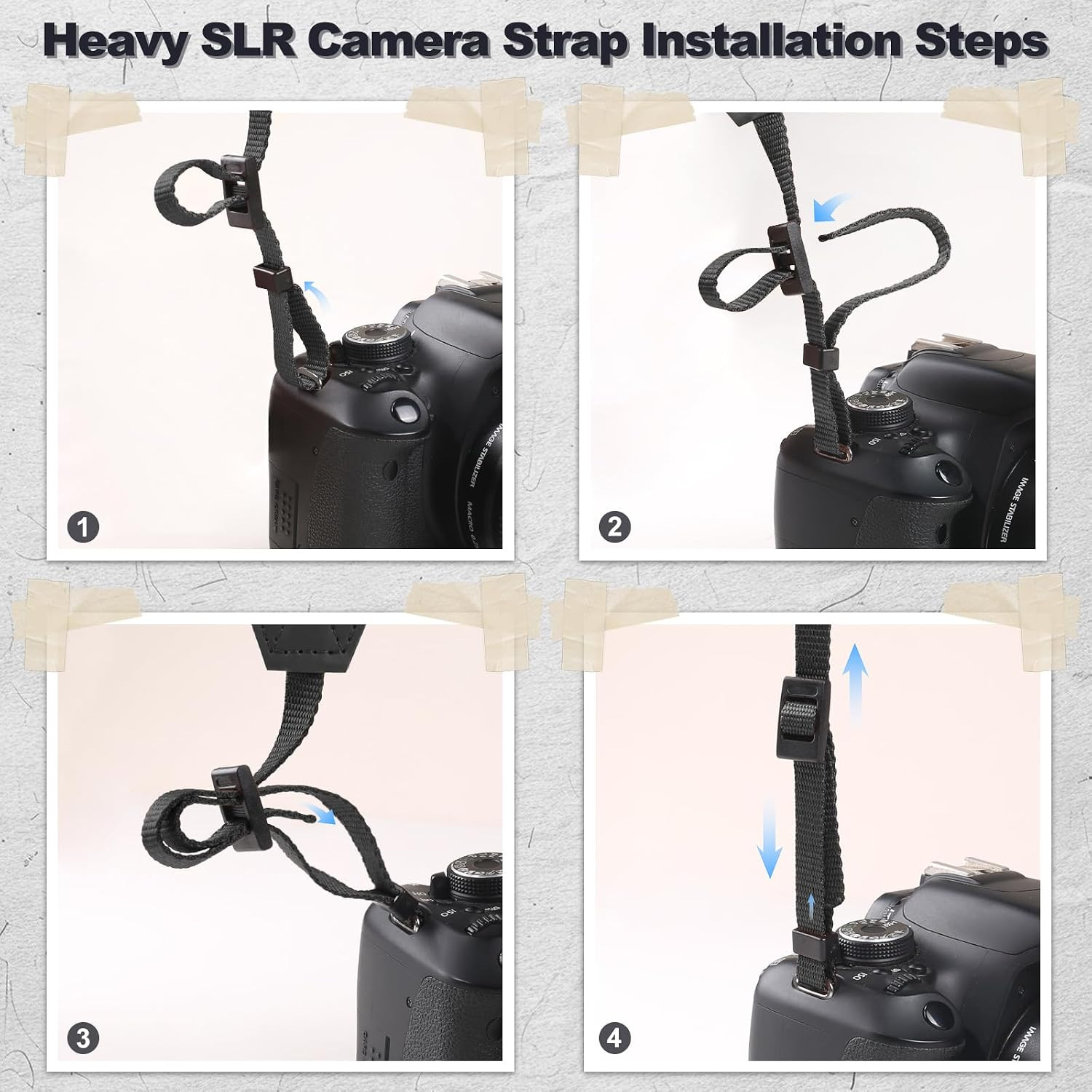 Universal Camera Strap - Camera Neck Strap, Adjustable Shoulder Straps Compatibl