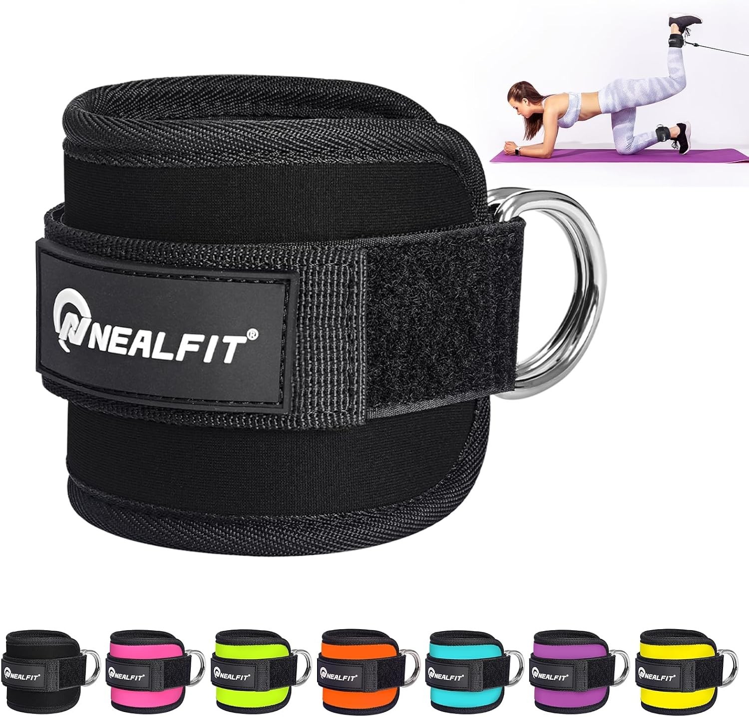 Ankle Strap for Cable Machine Attachments, Gym Accessories for Women and Men