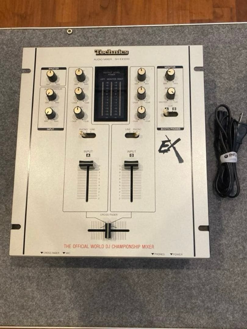 Technics SH-EX1200 Silver DJ Mixer 2ch DMC World Championship Spare Fader Manual