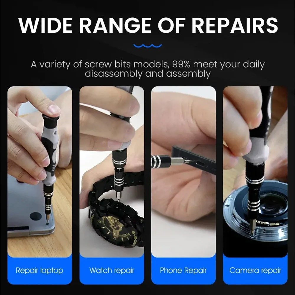 115-in-1 Magnetic Precision Screwdriver Set Electronics Repair Tool