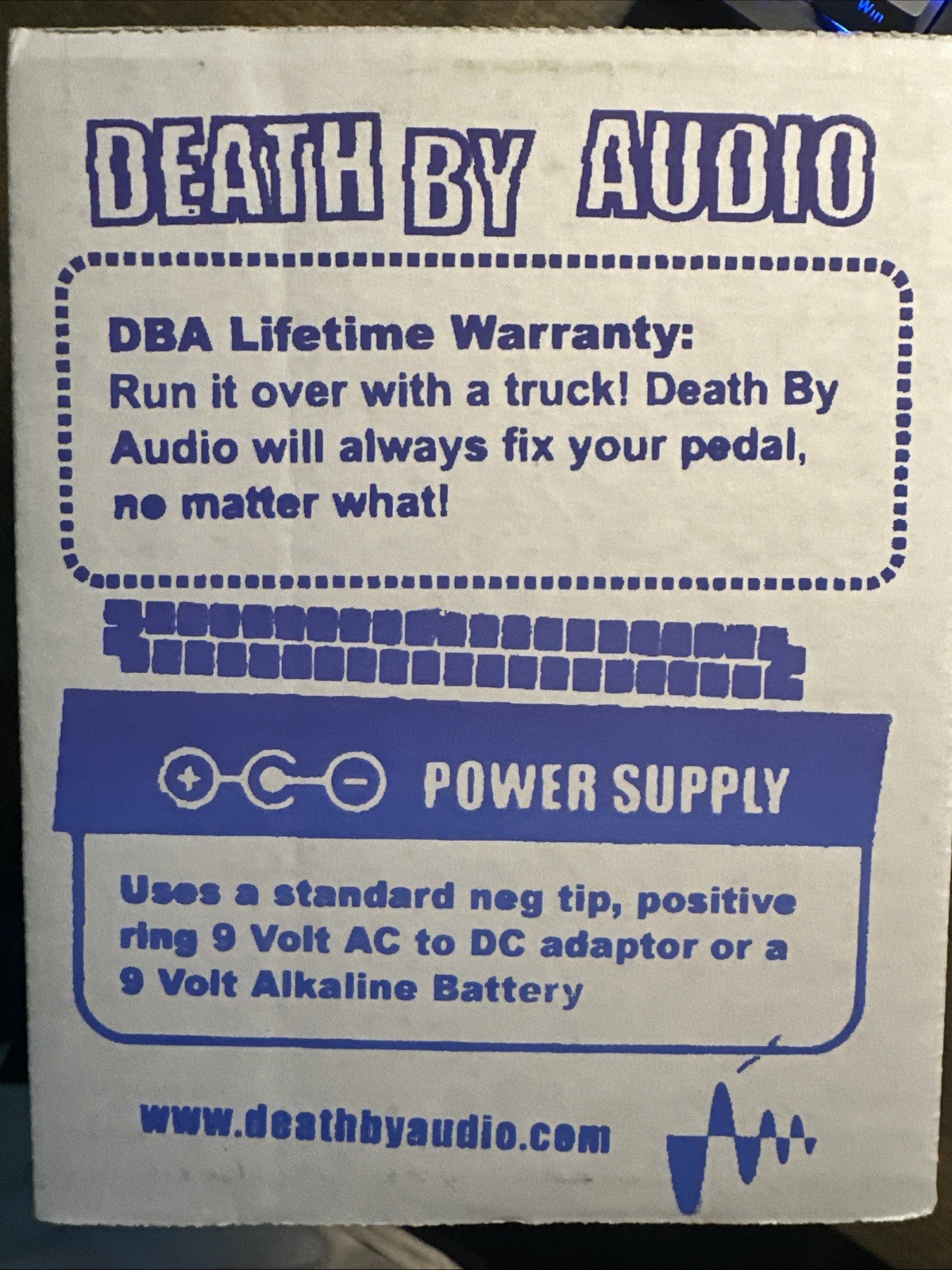 DEATH BY AUDIO Echo Dream 2 Delay Effects Pedal Purple