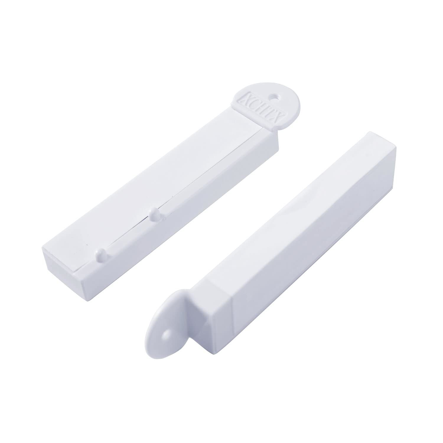 XCHTX 2PK Magnetic Key for Anti-Theft Security Slatwall&Peg Hook Magnet White