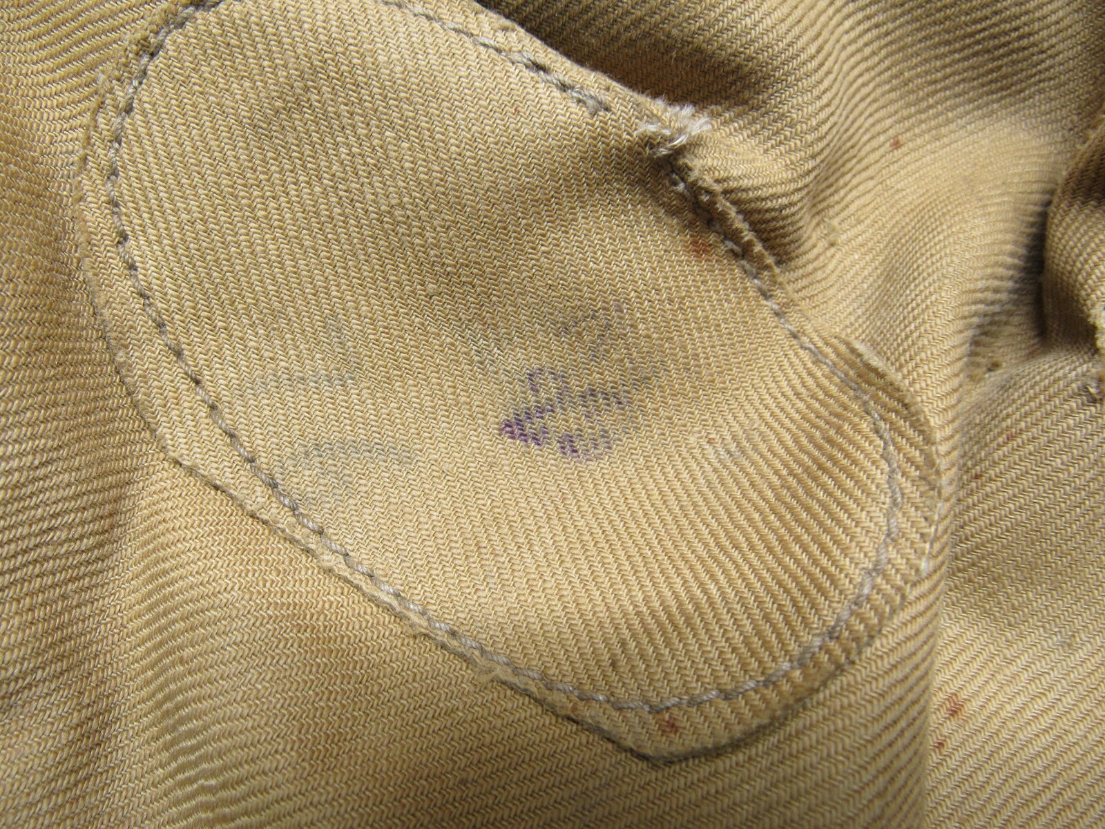 British WW2 Lee Enfield Action Cover Khaki Canvas