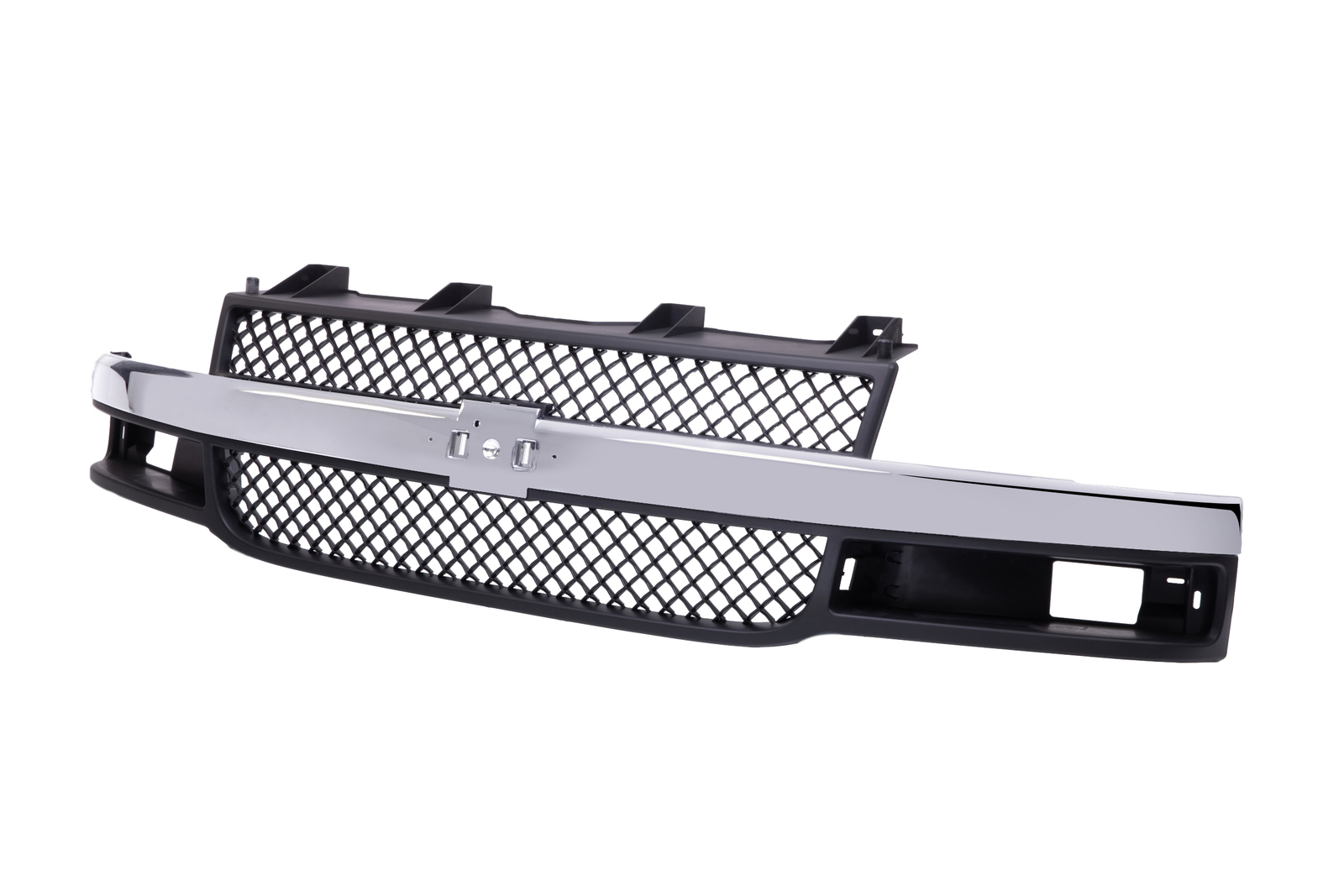 Front Grille For Chevrolet Express Van 1500 2500 3500 03-17 With Chrome Molding