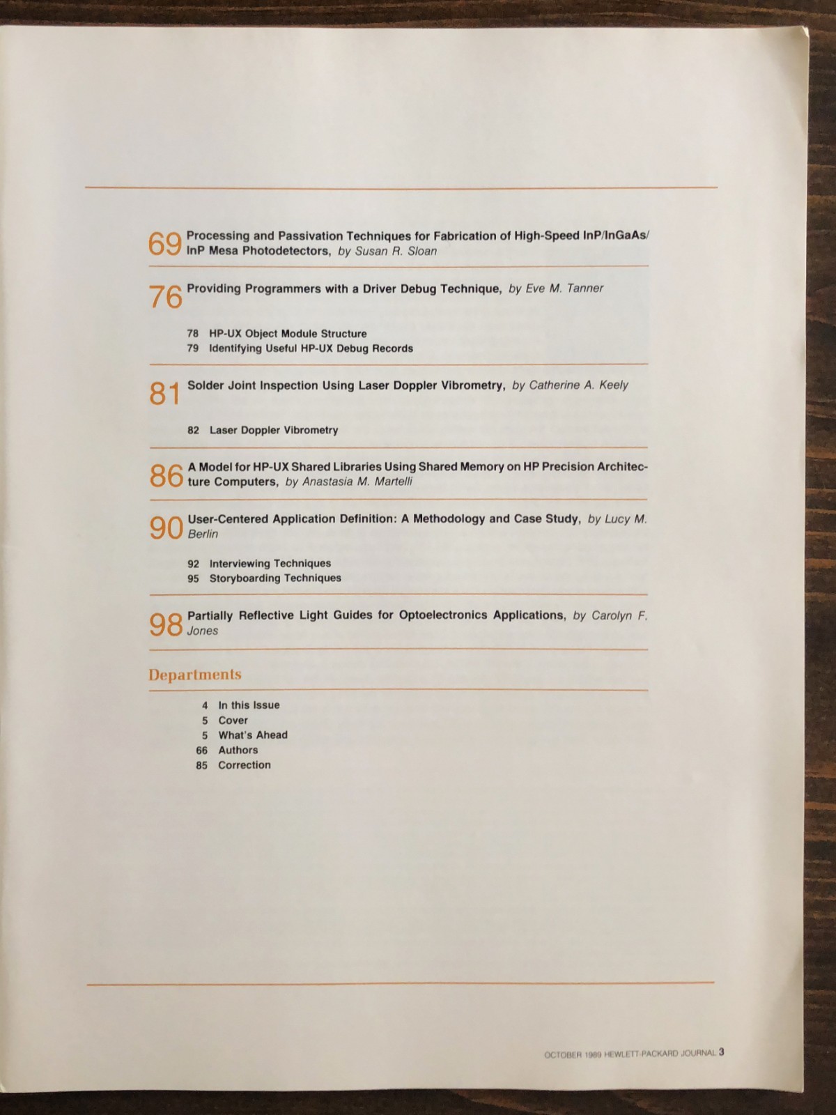 1989 HP Hewlett-Packard Journal Magazine - Vol. 40, No. 5, October