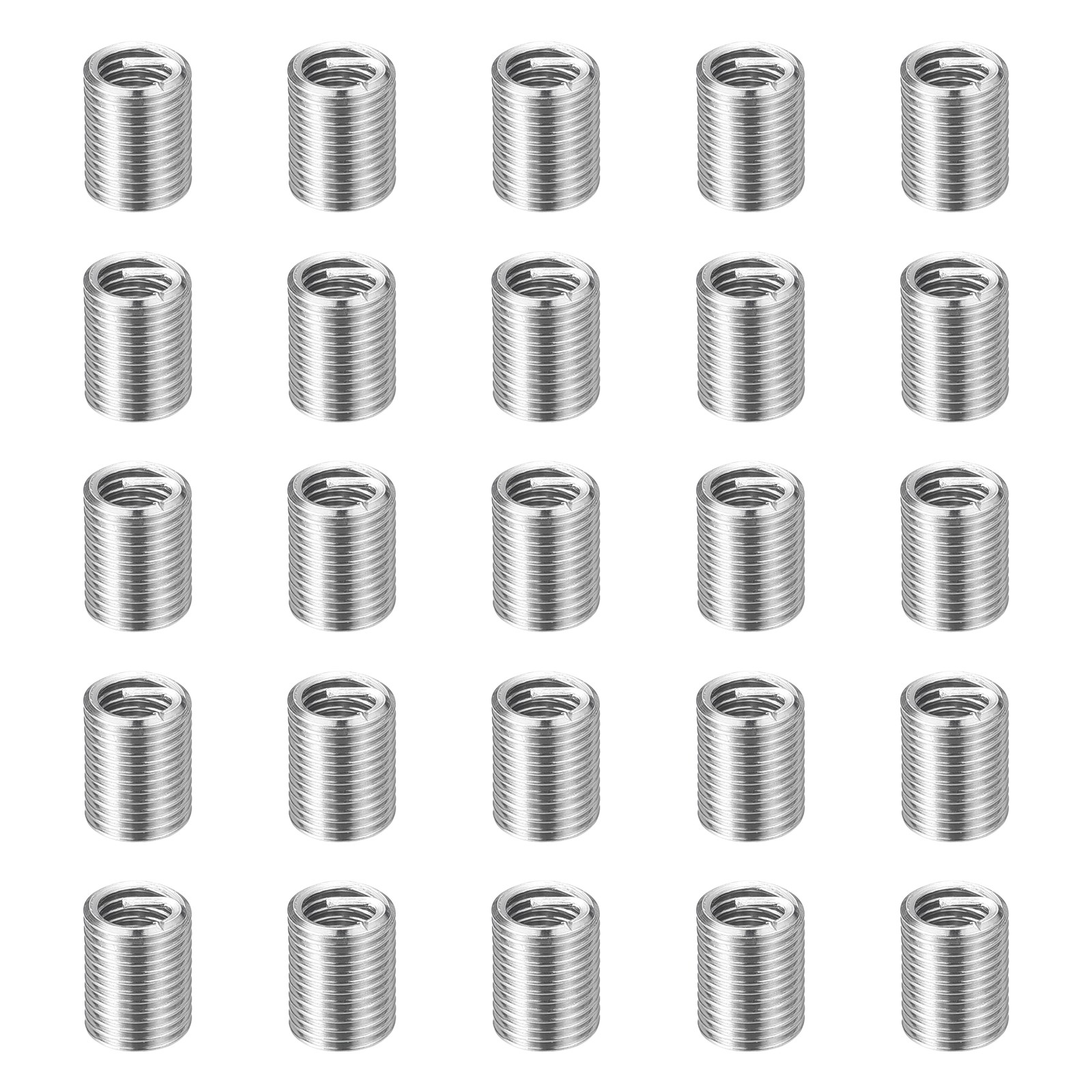 100pcs Wire Thread Inserts M3 x 0.5 x 2.5D Metric Helical Threaded Sleeve