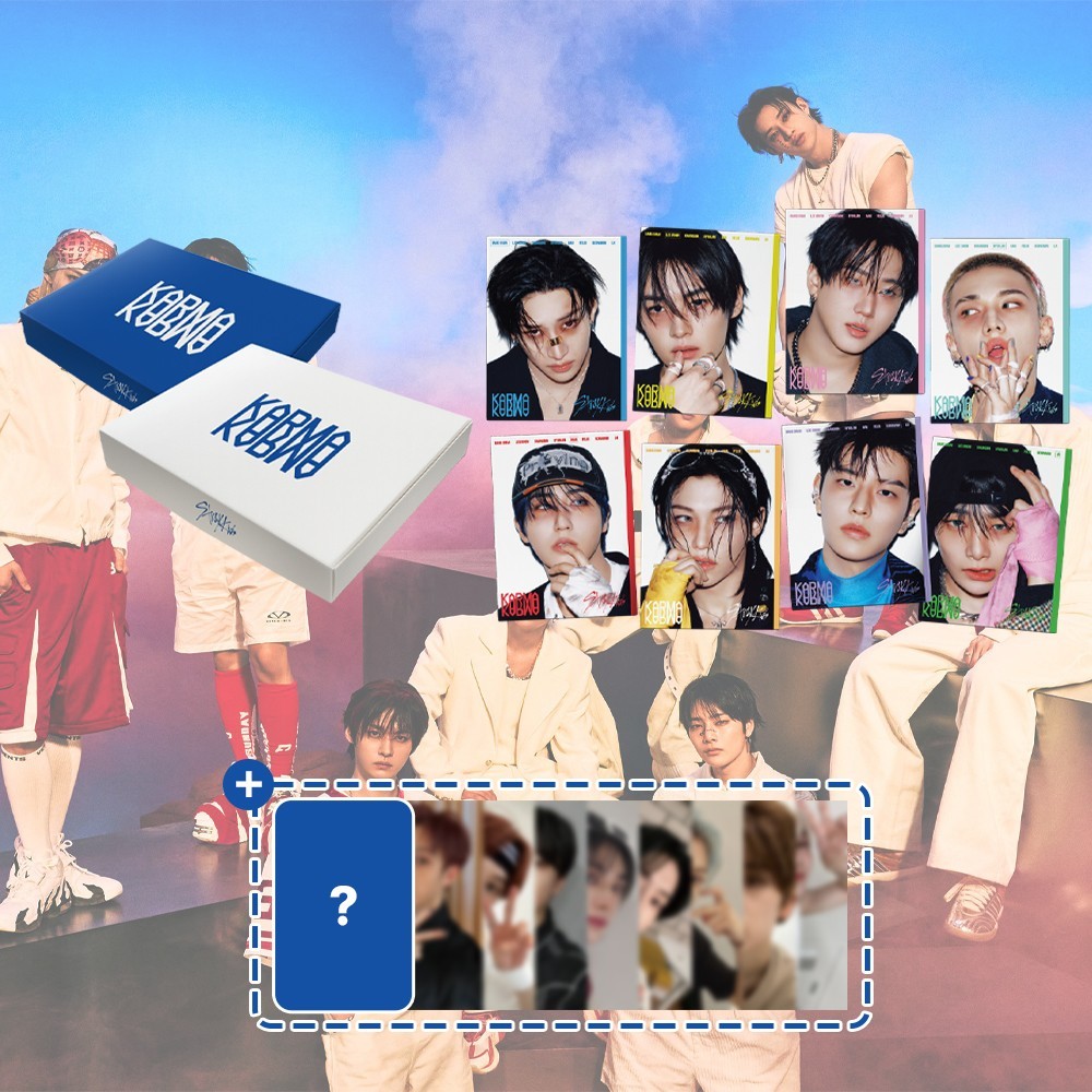 [STD+ACCORDION] Stray Kids SKZ 4th Album [ KARMA ] Set + Photocard Gift