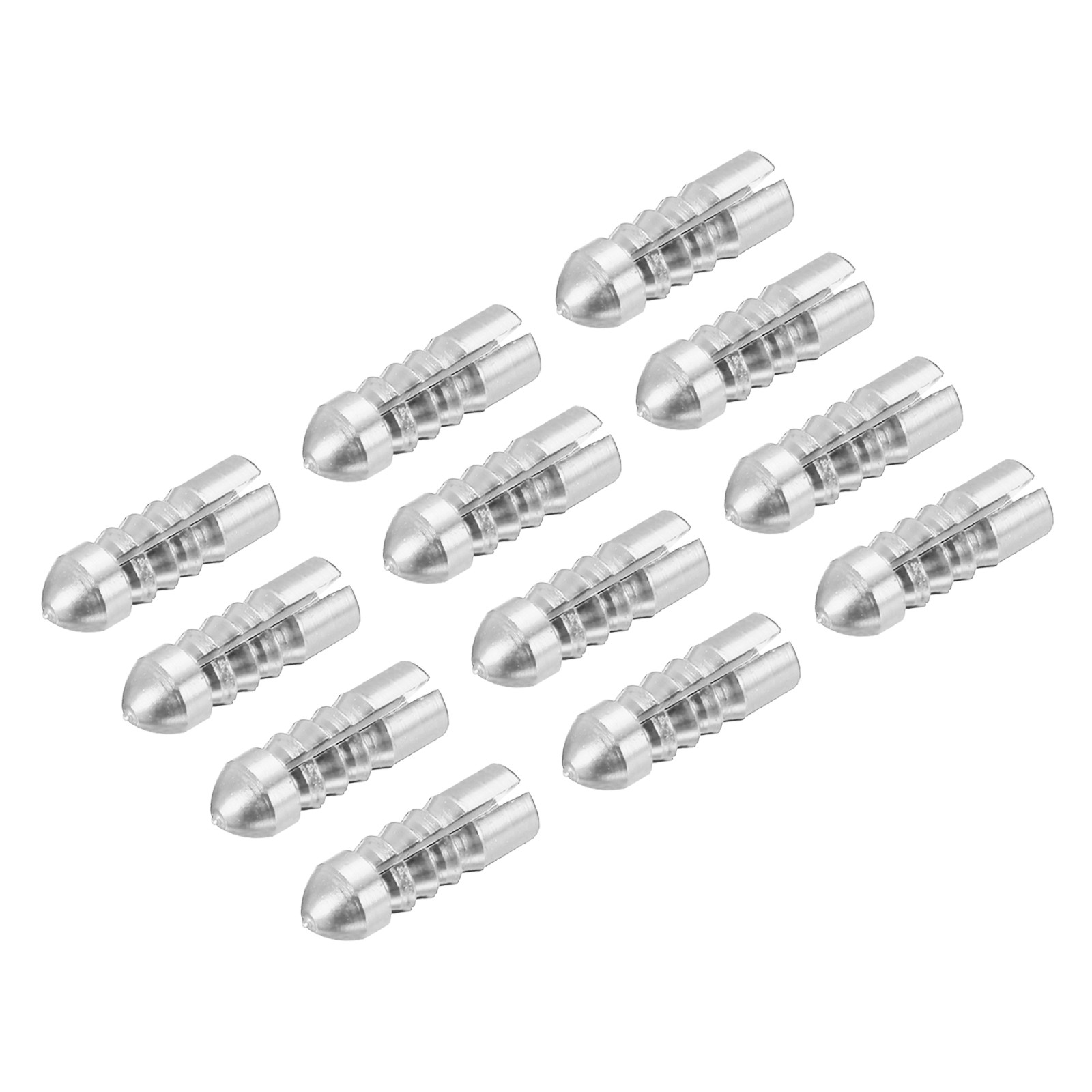 12pcs Dart Flight Protectors Aluminum Alloy Dart Wing Protectors Silver