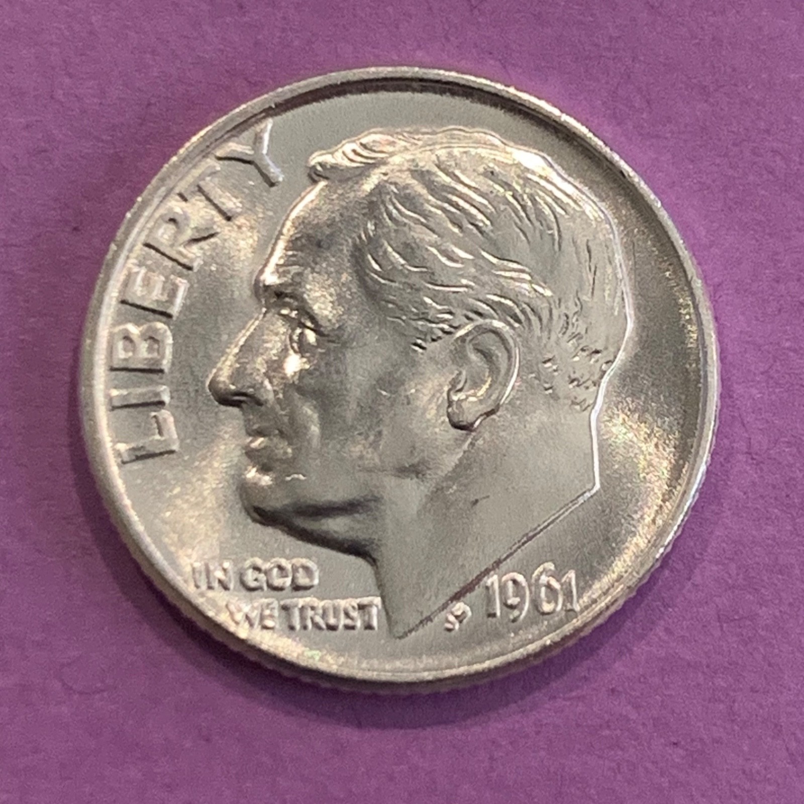 1961-D Roosevelt Silver Dime BU Uncirculated FREE SHIPPING