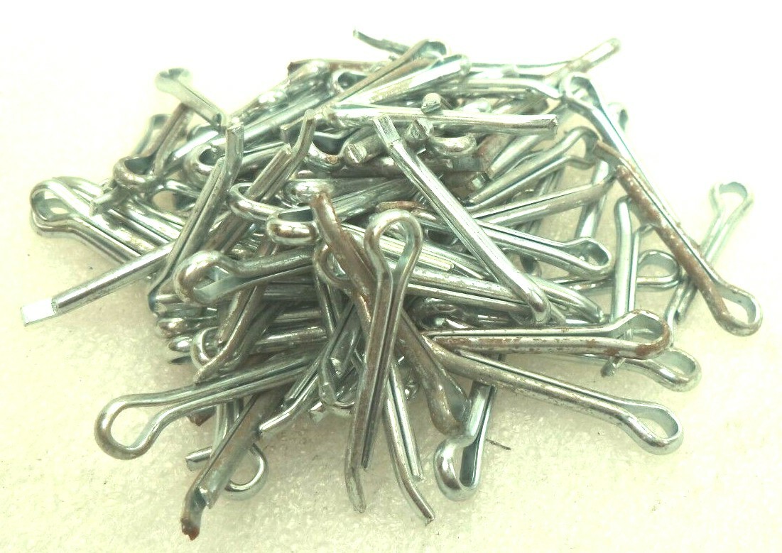 (Pack of 100) 1/8 X 1 Inch Zinc Finish Hammerlock Cotter Pin, p/n 18X1HLCP