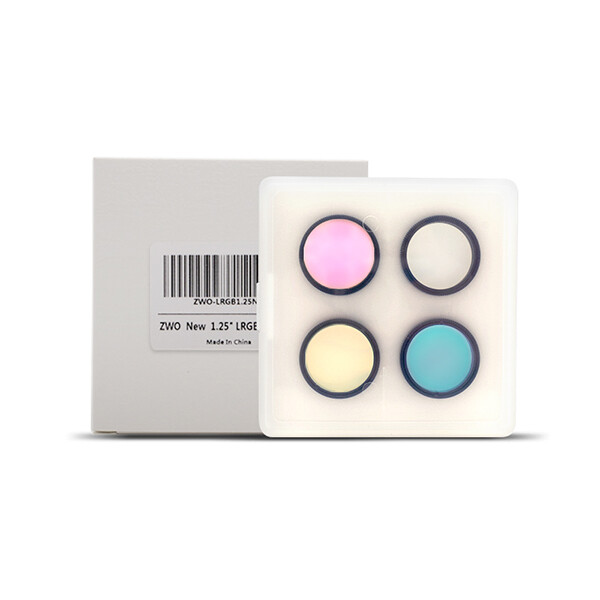 ZWO Premium LRGB Imaging Filter Set - 1.25" Mounted # LRGB125
