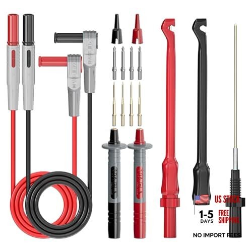 Multimeter Automotive Test Leads Kit with Wire Piercing Clip Puncture P1033B