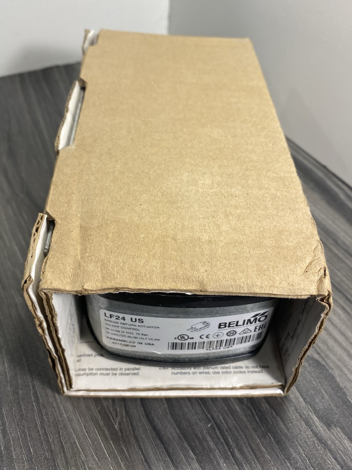 Belimo LF24-US Spring Return Damper Actuator 24V AC/DC 35 in/lb On/Off Control
