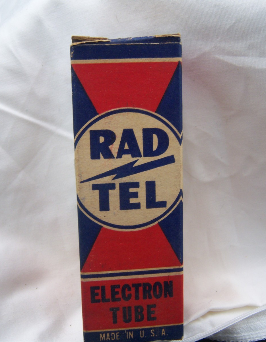 Vintage RAD TEL Electron Radio TV Vacuum Untested Tube 12SG7