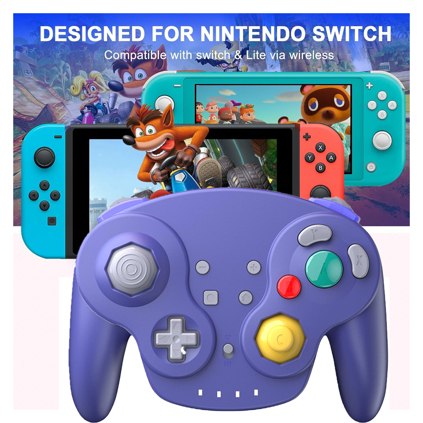 USB SNES Gamepad NES N64 NGC Controller for PC Mac Raspberry Pi Wired/ Wireles