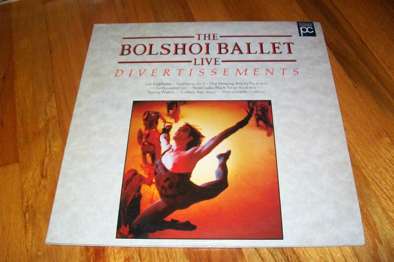 DIVERTISSEMENTS 2-Laserdisc LD SET THE BOLSHOI BALLET EXCELLENT CONDITION RARE!