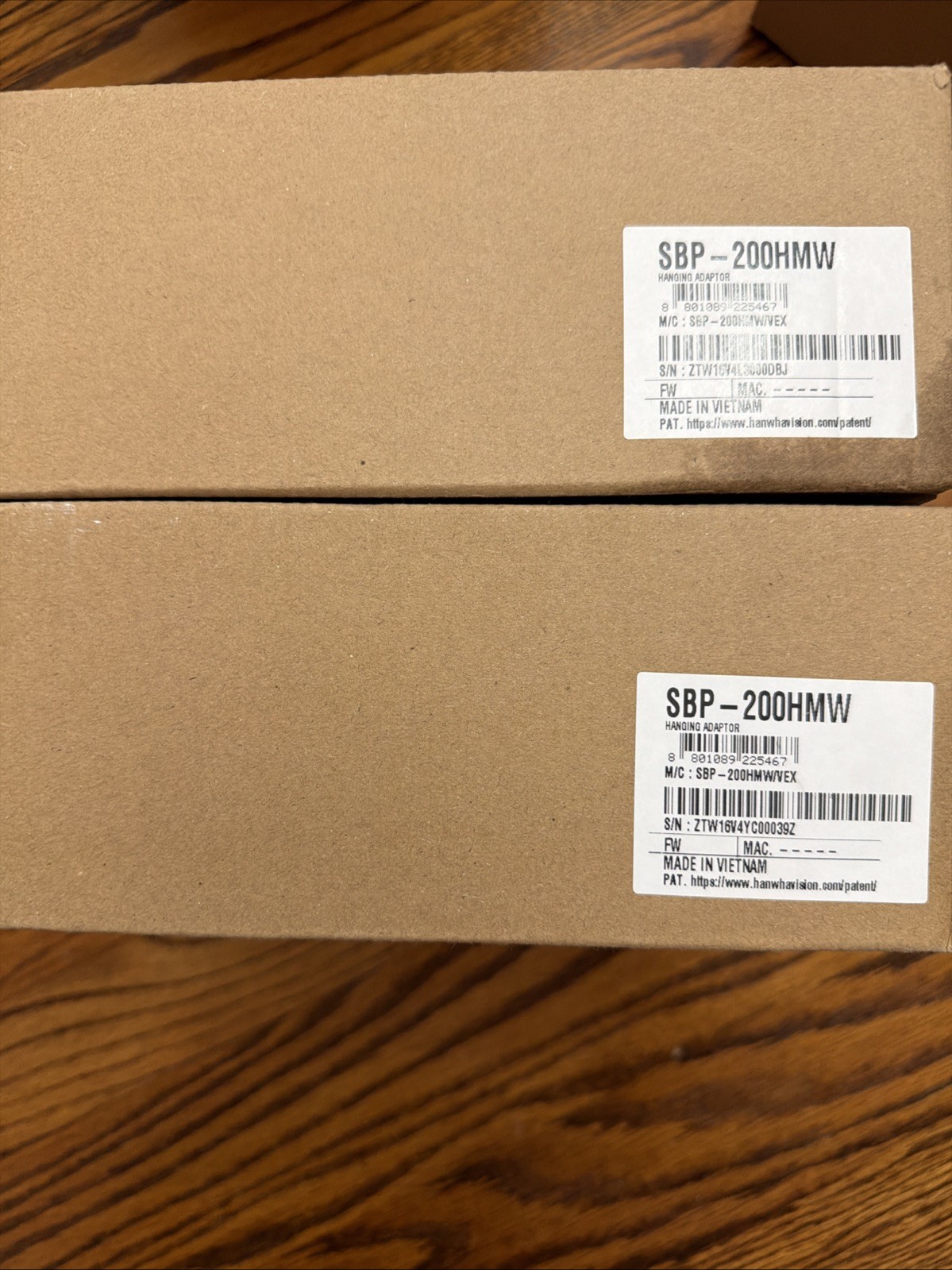 Hanwha SBP-200HMW Camera Mount Hanging Mount for the PNM-9002VD