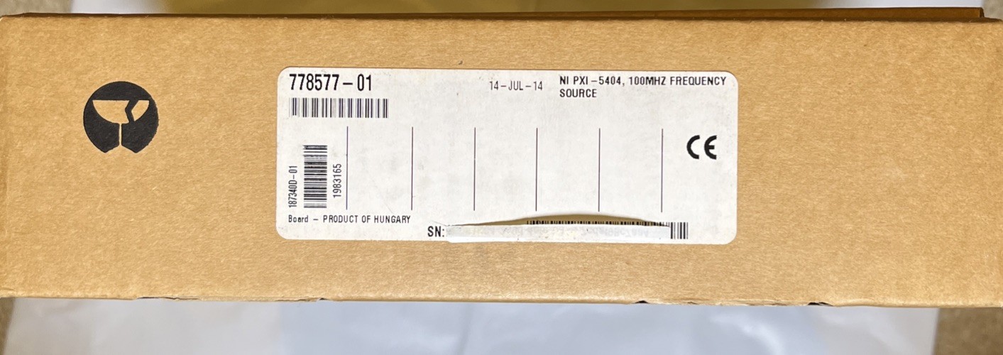 PXI-5404, 100 MHz FREQ SOURCE NI, NATIONAL INSTRUMENTS 778577-01 (BRAND NEW)