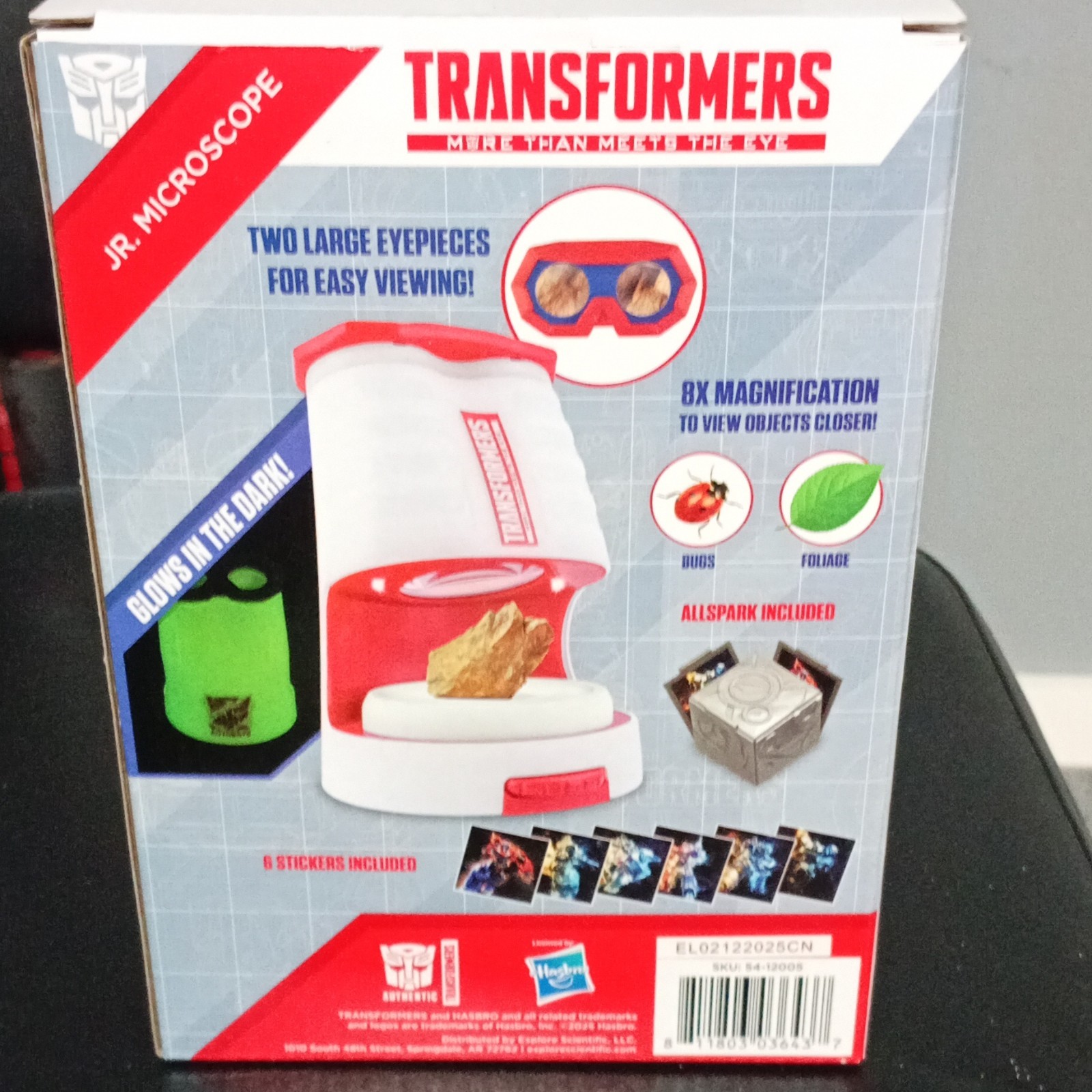 Hasbro Transformers Jr. Microscope 8x Allspark Stickers