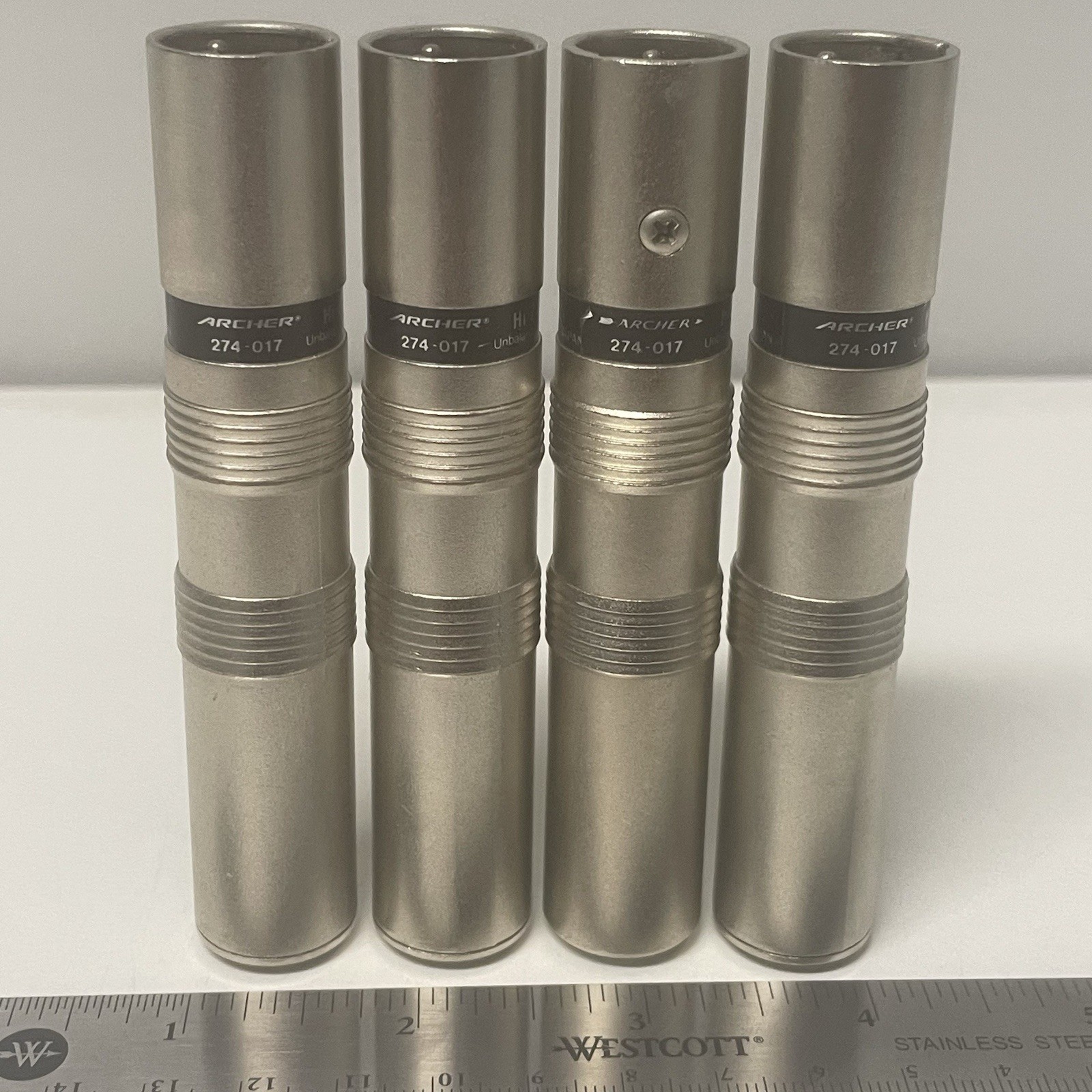 Lot of (4) Archer Microphone Transformer 274-017 Hi-Z / Lo-z XLR & 1/4"