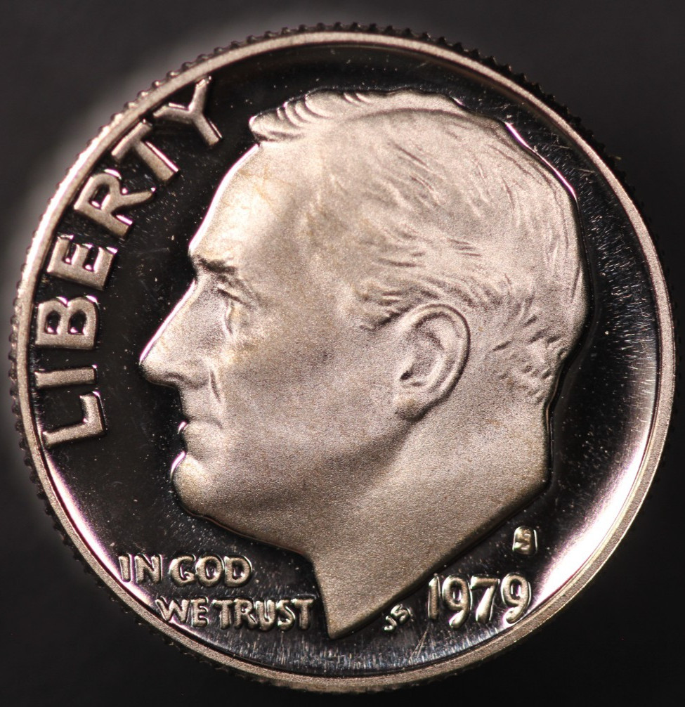 1979 S  ROOSEVELT PROOD DIME | FRESH FROM AN OLD COLLECTION | LOT BB-1656
