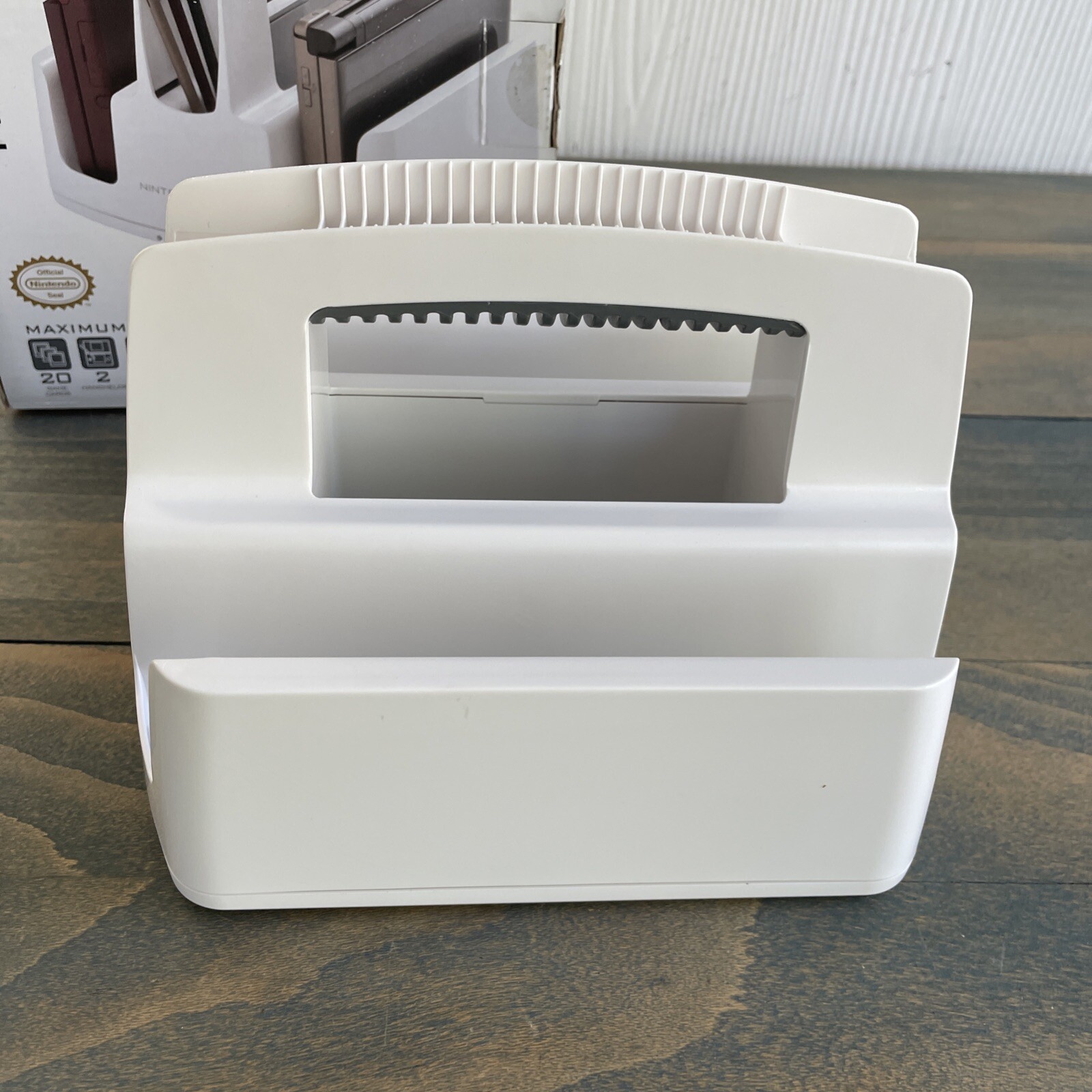 White Nintendo DS Storage Tray Element Level Up Accommodates all Models (ST)