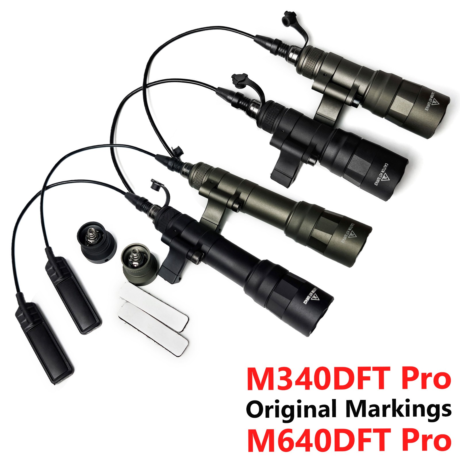 M340DFT M640DFT Pro Light WeaponLight Flashlight With Switch -Constant/Momentary