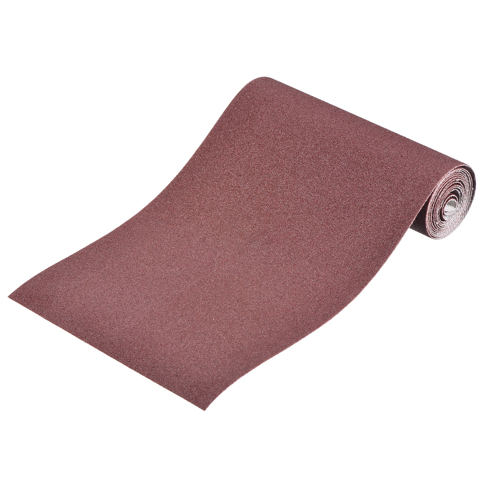 180 Grit Sandpaper Roll, 4 Inch x 3.28 Feet Emery Cloth, Red