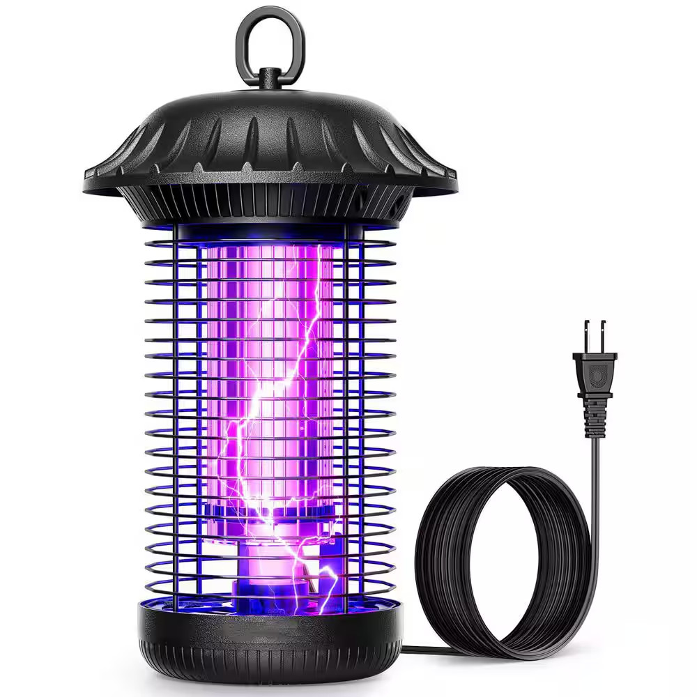 Indoor/Outdoor Waterproof Electric LED Mosquito Zappers Lamp Repellent with 6.5F
