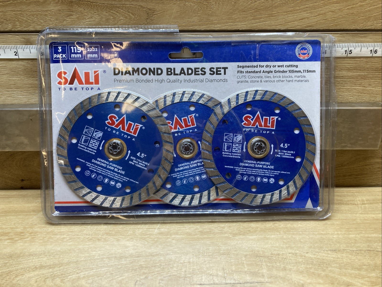 Sail Diamond Blade Set 4.5inch Fits Standard Angle Grinders