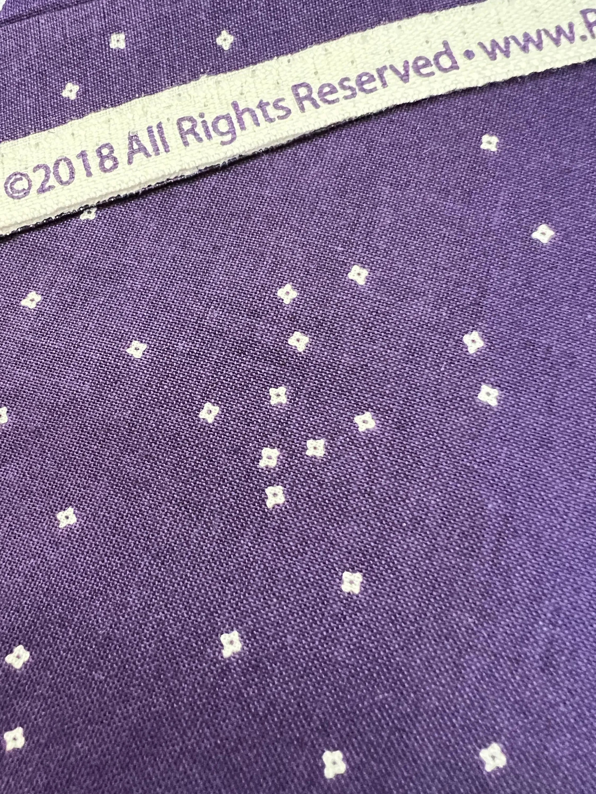 EGGPLANT Blossom Print Fabric, Christopher Thompson for Riley Blake Designs,