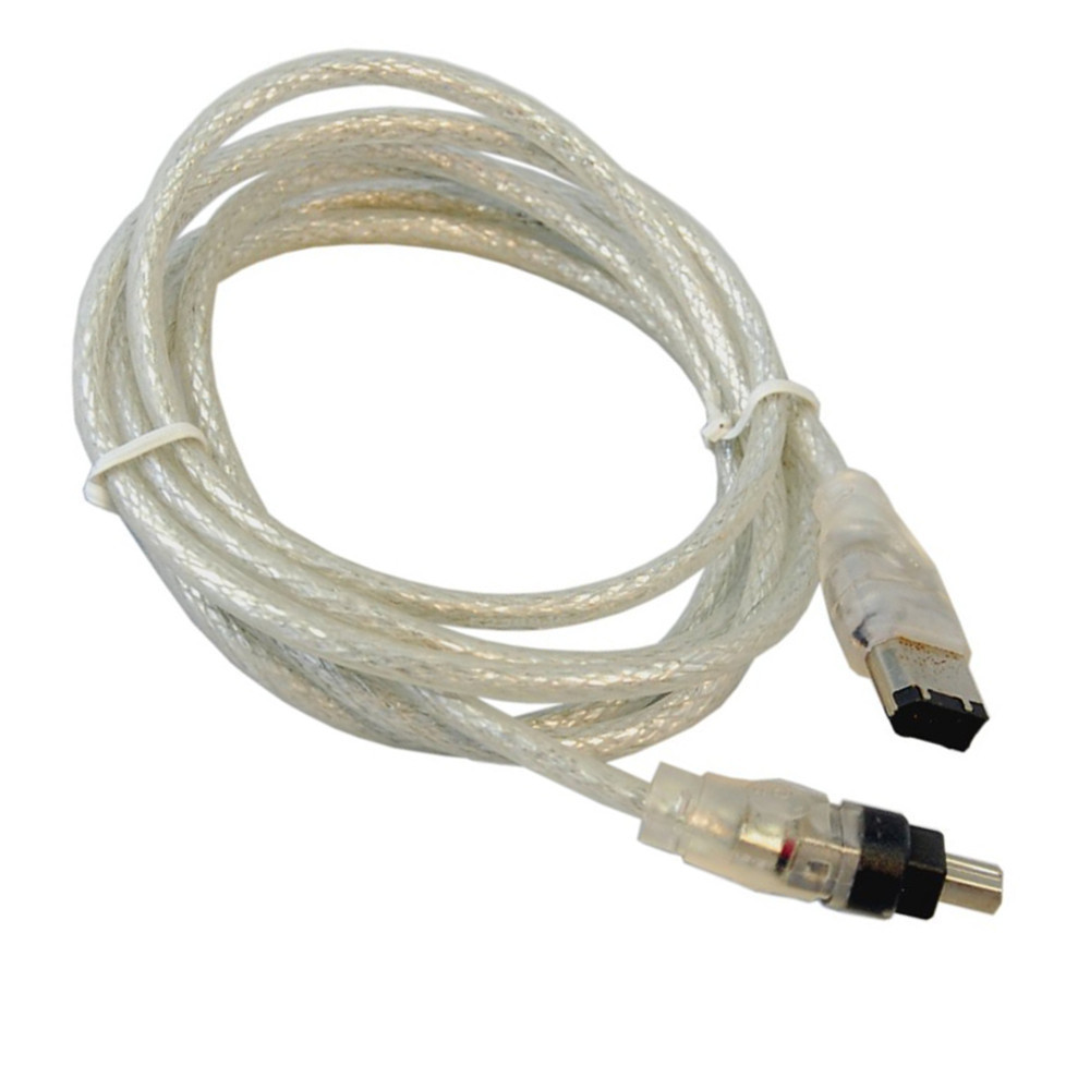 HQRP FireWire 4-6 Pin Cable for Canon GL1 GL2 ZR10 ZR100 ZR20 ZR200 ZR25MC