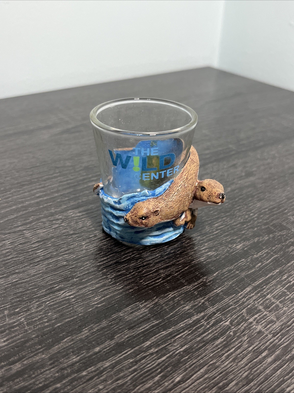 The Wild Center - Sea Otter Shot Glass ( Standard Size Glass)